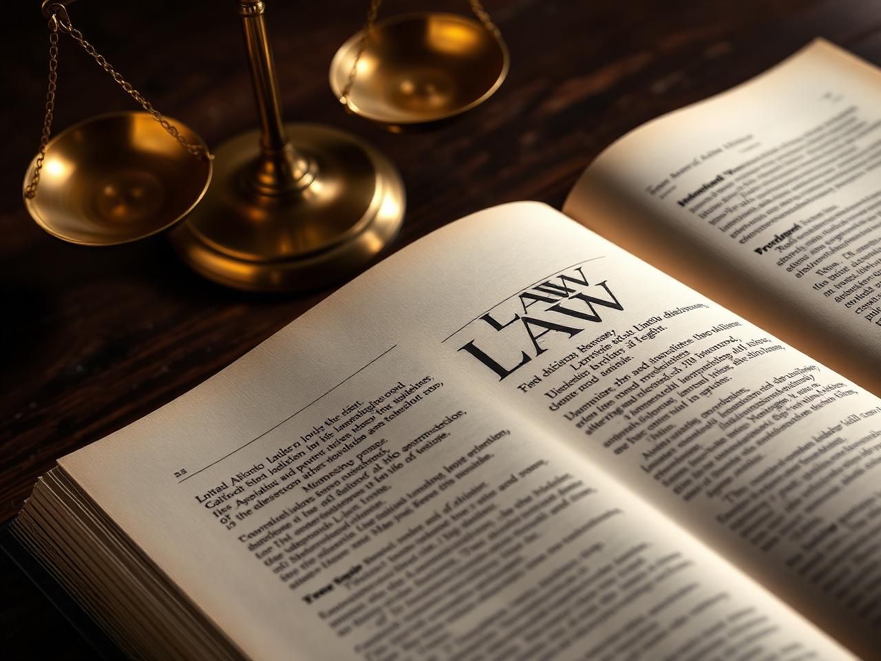 Detalhe de livros jurídicos